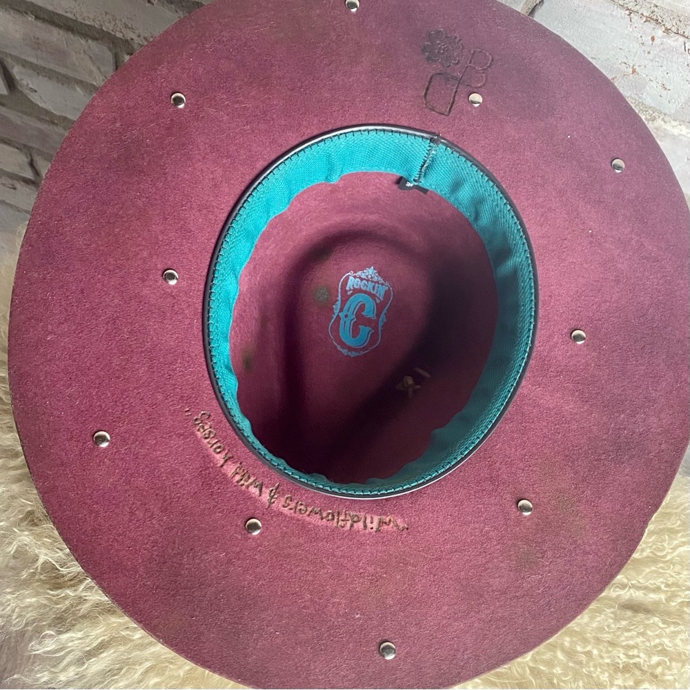 NWT Custom Designed Hat "Wildflowers and Wild Horses” - Picture 10 of 10